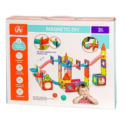 اسباب بازی کاشی های مغناطیسی 118 تکه کد CH1006