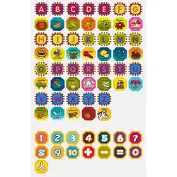 اسباب بازی کاشی های مغناطیسی 118 تکه کد CH1006