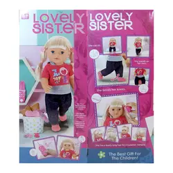عروسک دخترانه وارم بیبی مدل Baby Lovely Sister