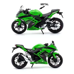 ماکت موتور فلزی کاوازاکی نینجا 250 اسپرت اتومکس – سبز