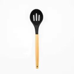 سرویس کفگیر و ملاقه 5 پارچه سیلیکونی بامبو برند شنگیا