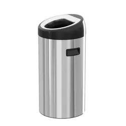 سطل زباله استیل شوت بین آکاالکتریک 30لیتر