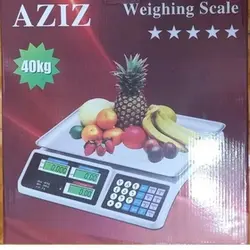 ترازو 40 کیلویی عزیز فروشگاهی