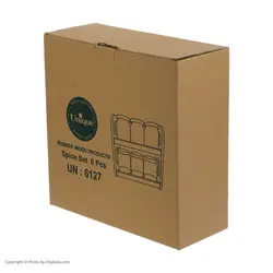 سرویس حبوبات و ادویه چوبی یونیک کد UN-6127