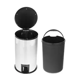 سطل زباله پدال دار استیل آکا الکتریک 16لیتر