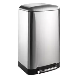 سطل زباله چهار گوش آکا الکتریک 12 لیتر