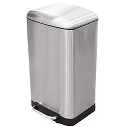 سطل زباله چهار گوش آکا الکتریک 12 لیتر