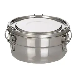 ظرف غذای استیل دو طبقه کوچک نوین