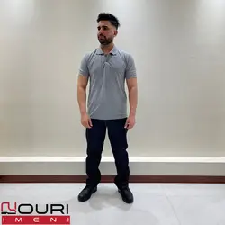 تیشرت جودون طوسی ملانژ