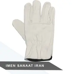 دستکش ایمنی چرمی جوشکاری کوتاه