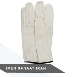 دستکش ایمنی چرمی جوشکاری کوتاه