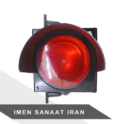 چراغ چشمک زن تک خانه ترافیکی لامپی