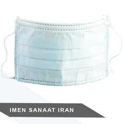 ماسک سه لایه کش دار (یکبارمصرف)