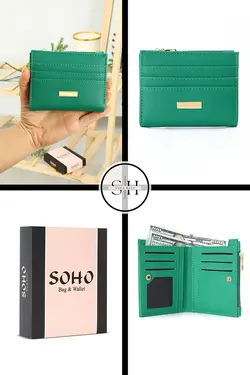 کیف پول و جا کارتی زنانه SOHO ترکیه ( ارسال از ۷ روز کاری )