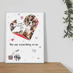 تابلو موزیکال طرح قلب