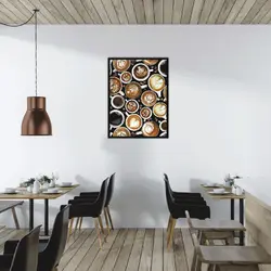 تابلو یک تکه کافی شاپ  کد 42