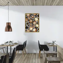 تابلو یک تکه کافی شاپ  کد 42