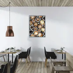 تابلو یک تکه کافی شاپ  کد 42