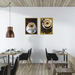 تابلو دو تکه کافی شاپ  کد 47