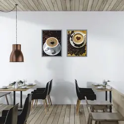 تابلو دو تکه کافی شاپ  کد 47