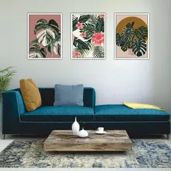 تابلو برگ سه تکه کد 48