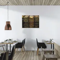 تابلو یک تکه کافی شاپ  کد 53