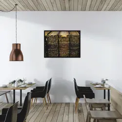 تابلو یک تکه کافی شاپ  کد 53