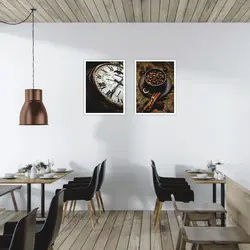 تابلو دو تکه کافی شاپ  کد 58