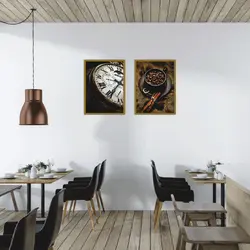 تابلو دو تکه کافی شاپ  کد 58