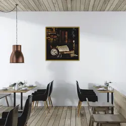 تابلو یک تکه کافی شاپ  کد 73