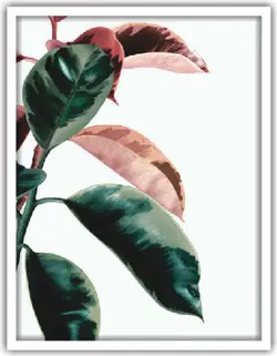 تابلو برگ سه تکه کد 75