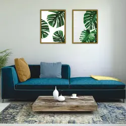 تابلو برگ دو تکه کد 83