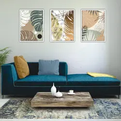 تابلو برگ سه تکه کد 84