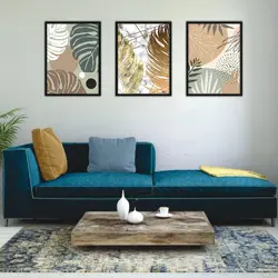 تابلو برگ سه تکه کد 84