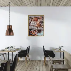 تابلو یک تکه کافی شاپ  کد 97