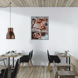 تابلو یک تکه کافی شاپ  کد 97