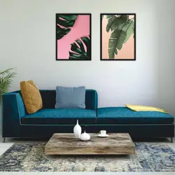 تابلو برگ دو تکه کد 122