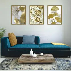 تابلو برگ سه تکه کد 129