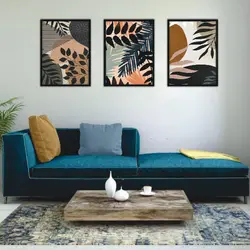 تابلو برگ سه تکه کد 144