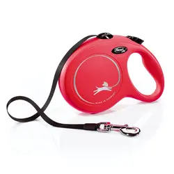 قلاده متری فلکسی سایز اسمال مخصوص سگ های تا 15 کیلوگرم ( Flexi Retractable Tape Leash S) 5 متری