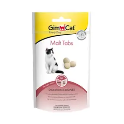 قرص مالت گربه جیم کت مکمل دستگاه گوارش مدل(Malt Tabs) با وزن 40 گرم