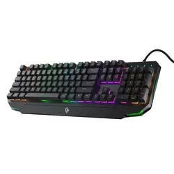 کیبورد مکانیکال مخصوص بازی پرودو مدل PDX217 ا Porodo Mechanical Gaming Keyboard Ultra With Rainbow Lighting And Aluminum Panel