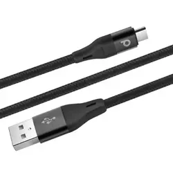 کابل Micro-USB آلومینیومی Porodo مدل PD-AMBR22