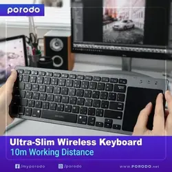 کیبورد بی سیم Porodo مدل PD-WKBTP