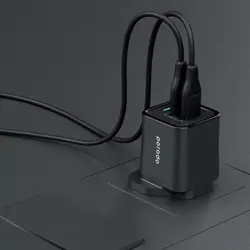 شارژر دیواری Porodo مدل PD-FWCH011-L | با کابل Lightning