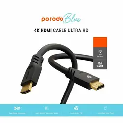 کابل 60 هرتز HDMI پورودو مدل PB-HD4K2M | طول 2 متر