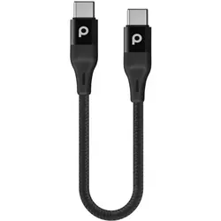کابل USB-C بافته شده Porodo مدل PD-CCBR025 | طول 0.25 متر
