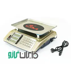ترازو فروشگاهی محک 40 کیلویی مدل 888 کیبورد استیل قطعه شمار