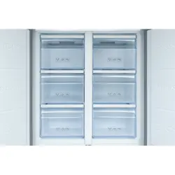 یخچال و فریزر ایکس ویژن مدل TF540-ASD چهاردرب رنگ نقره ای