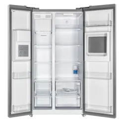 یخچال فریزر ساید بای ساید اتوماتیک ایکس ویژن مدل S7 رنگ نقره ای